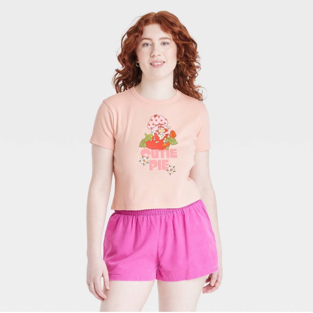 Strawberry Shortcake Cutie Pie Short Sleeve Graphic Baby T-Shirt